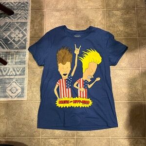 Blue Beavis and Butt-Head  T-Shirt